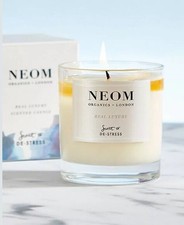????????New Neom Scent To De-Stress Candle 185g, With Lavender & Jasmine????????