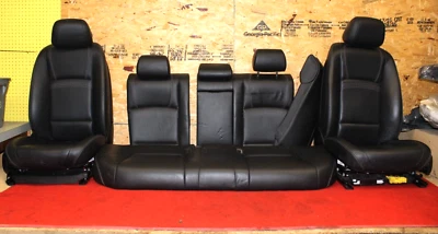 内部座椅套件黑色 Leder Nappa 加热座椅原始设备制造商宝马 F10 550i 535i 528 14-16 — 第 1/4 张图片