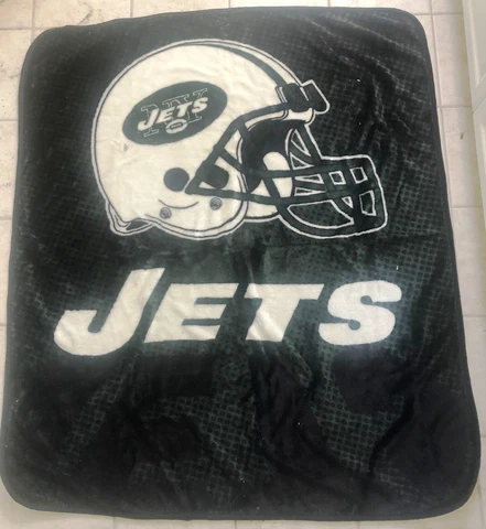 New York Jets NFL Micro-Raschel Throw The Northwest Company 50" x 60" Cover