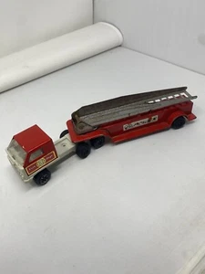 Tonka Mini Hook and Ladder Fire Truck Vintage 1970's Red 11" - Picture 1 of 10