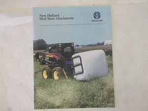 New Holland Skid Steer Attahchments Brochure LS140 LS150 LS160 LS170 LS180 LS190 - Picture 1 of 6