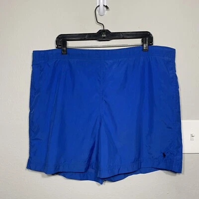 Bañador Pantalones Cortos Vintage Polo Sport Ralph Lauren Azul Forrado Talla XL Foto 1 de 4