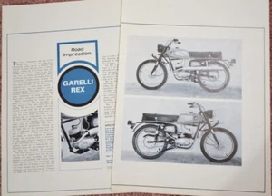 1966 Garelli Rex 100 Motorcycle 2p Article - Picture 1 of 1