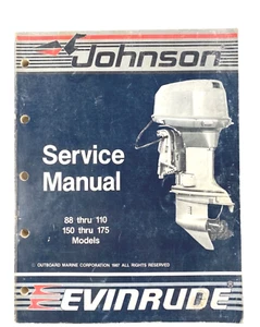 OMC 88 90 110 150 175 1988 Johnson Evinrude manual de servicio 507663 prioridad gratuita - Imagen 1 de 12