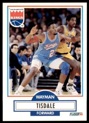 1990-91 Fleer Wayman Tisdale Basketball Cards. #167 - Image 1 of 2