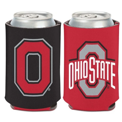 OHIO STATE BUCKEYES 2 SIDED SOFT FOAM CAN BOTTLE COOZIE KOOZIE COOLER NCAA Cover