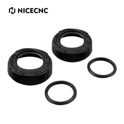 Front Wheel Bearing Caps Guards For Gas Gas EX EC MC 125 250 300 2021-2024 Black - Image 1 of 4