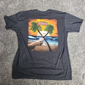 In-N-Out BurgerLas Vegas Size XL Black Palm Tree Beach Scene Short Sleeve Shirt - Picture 1 of 10