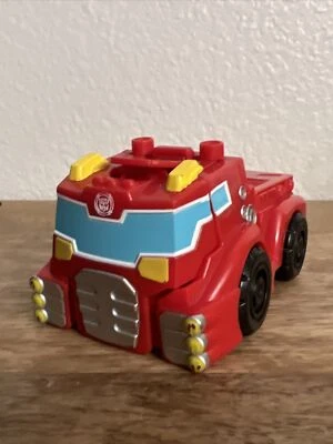 Rescue Bots Heatwave The Fire Bot Truck Playskool Heroes Plastic Toy - Image 1 of 4
