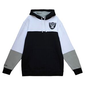 NWT Mitchell & Ness NFL Oakland Raiders Fusion Fleece Hoodie size Large