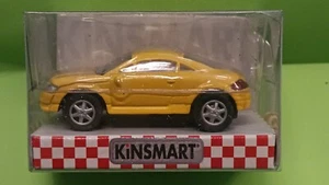 Audi TT (yellow) pullback mechanism 1/64 ca (diecast-metal) Kinsmart - Foto 1 di 3