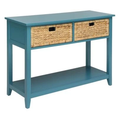 ACME Flavius Console Table in Teal - Image 1 of 4