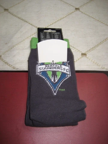 MENS ADIDAS Seattle Sounders FC MLS SOCKS  GRAY/GREEN SIZE L LARGE 9/11  NEW Cover