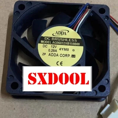 AG06012XB159B00 60mm x 60mm x 15mm 12V 0.29A 4-Wire Ball Bearing Cooling Fan - Image 1 of 2