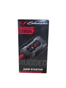 Schumacher 1200 Peak Amp 12V Rugged  Lithium Jump Starter and USB Power Pack  - Picture 1 of 13