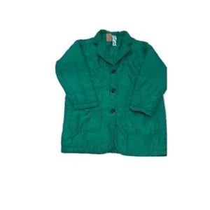 Chaqueta Kiko Mujer Talla M Verde 100% Seda con Bolsillos # 51 Nueva - Imagen 1 de 3