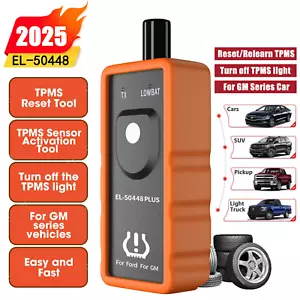 2IN1 EL-50448 PLUS Auto RDKS TPMS Programmiergerät KFZ Anlernsystem PKW Für Ford - Bild 1 von 13