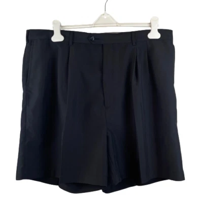 Pantalones Cortos Chinos Bobby Jones Clásicos Plisados Frontales Golf Informales Negros Para Hombre 42 Foto 1 de 4