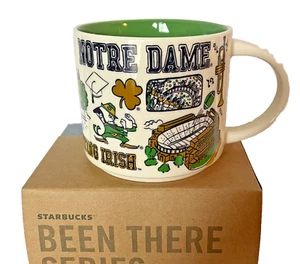Notre Dame University STARBUCKS Coffee Mug LTD ED 14oz -NEW IN BOX - Bild 1 von 8