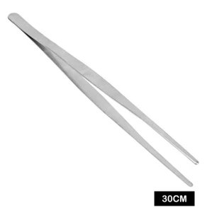 Kochpinzette 30cm groß Edelstahl Grill Fleisch Küchen Brat Pinzette Zange BBQ - Bild 1 von 4