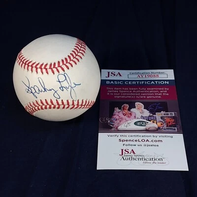 Sparky Lyle Signed OAL Baseball JSA COA New York Yankees Red Sox  Autographed - Image 1 of 3