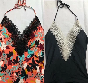 Top tankini para mujer con cordones Halter - Sea Angel - J338 - Imagen 1 de 4