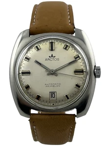 Men's Watch Arctos Automatic ETA 2783 with Date and Bracelet, Works - Picture 1 of 6