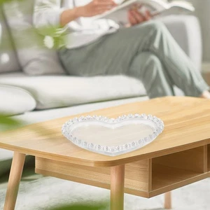  Heart Shaped Tray for Food Candy Dish Serving Heart-shaped Plate - Bild 1 von 12