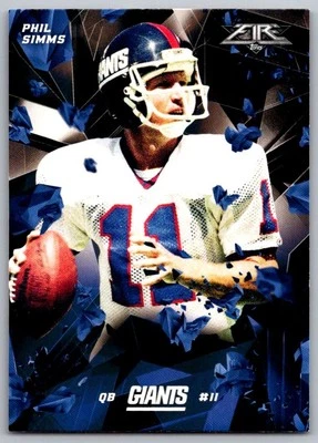 2015 Topps Fire Phil Simms New York Giants #33 - Image 1 of 2