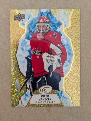 2021-22 Upper Deck Ice - Vitek Vanecek #79 Gold - Image 1 of 3