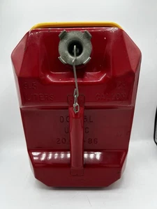 Blitz USMC Fuel Mate 1983 9,5 Liter 2 1/2 Gallonen Metall Benzinkanister gebraucht #a6 - Bild 1 von 24