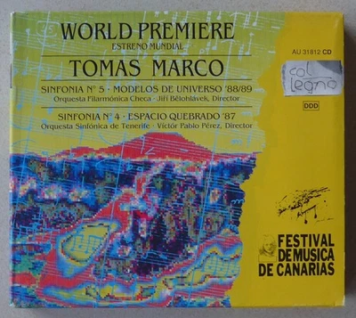 Tomas Marco - Sinfonia N° 5 & 4 (Col Legno Audio CD) - Bild 1 von 3