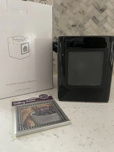 Scentsy Retired Warmer "Sleek Black" Full-Size NIB New - Picture 1 of 5