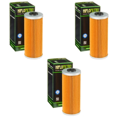 Hiflofiltro HF895 Oil Filter 3 Pack Ural 750 Gear Up, 750 Patrol, 750 Ranger - Image 1 of 2