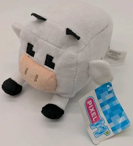 Nanco Pixel M8 Plush white cow Stuffed Animal Toy nwts Brand New bonus pig w BIN - Picture 1 of 7