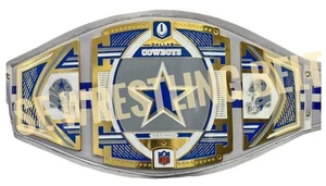 NFL Dallas Cowboyz world Heavyweights Title Championship Belt Adult Size 4mm Rep - Picture 1 of 5