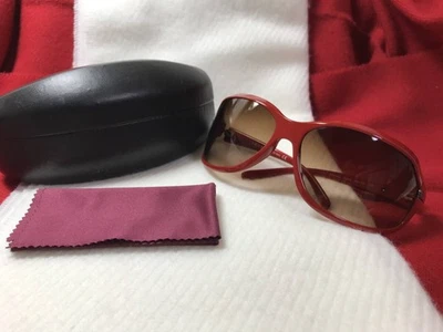 Óculos de sol PRADA cor rara GACKT mesmo modelo mesma cor SPR14G vermelho Prada vartix - Imagem 1 de 4