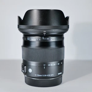 Sigma 17-70mm f/2.8-4 DC Macro OS (Optical Stabilizer) HSM Lens for Canon EOS EF - Picture 1 of 13