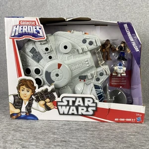 Disney Star Wars Galactic Heroes MILLENNIUM FALCON Playskool Hasbro - Box Wear ✅ - Picture 1 of 21
