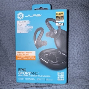 🔥NEW🔥factory Sealed‼️ JLab - Epic Sport ANC 3 True Wireless Earbuds - Black - Picture 1 of 2