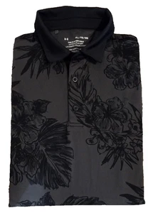 Under Armour Herren The Playoff Polo Kurzarm Blumenmuster 3 Knöpfe Gr. XL - Bild 1 von 4