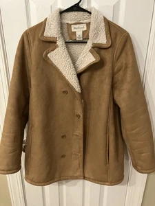 Westbound Women's Jacket Coat Medium Brown Fleece Lined NICE - Picture 1 of 5