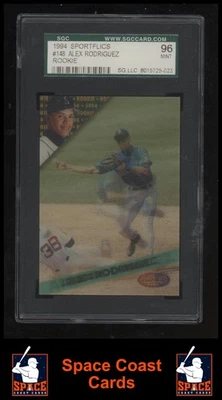 1994 Sportflics 2000 #148 Alex Rodriguez Rookie/Traded SGC 96 - Image 1 of 2