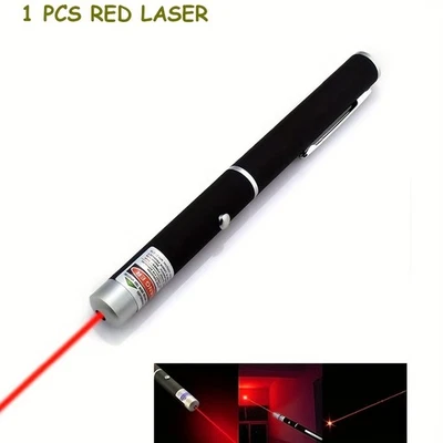 Tragbarer Laserzeiger Rot Grün Lila Laserzeiger Projektion Lehrstift Licht - Bild 1 von 4