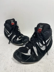 Nike Speed Sweep VI Wrestling Shoes Sneakers 313612-011 Black White Mens Sz 10.5 - Picture 1 of 19