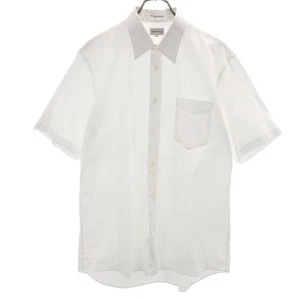 Camicia Burberrys anni 90 vecchia manica corta cotone 43 bianca uomo - Foto 1 di 12