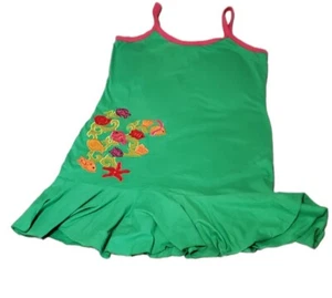 Dress Girls Small 6/7 Tropical Art Fish - Picture 1 of 7