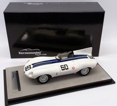 Tecnomodel 1/18 Scale TM18-157B Jaguar D Type Watkins Glen 1955 #60 Win Johnston - Image 1 of 4