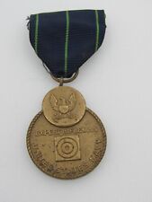 WW2 U.S. Navy Expert Rifleman Marksmanship Medal Brooch United States Badge D7