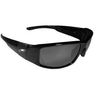 Philadelphia Eagles Black Wrap Sunglasses Licensed NFL Football - Picture 1 of 3
